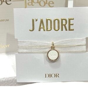 Dior J'adore Gold and Cream Pendant Scent Diffuser Bracelet